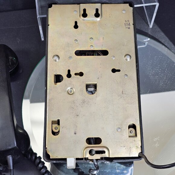 Northern Electric Rotary 1961 Wall Telephone #554 With Cord, Untested, Canada - Picture 8 of 16